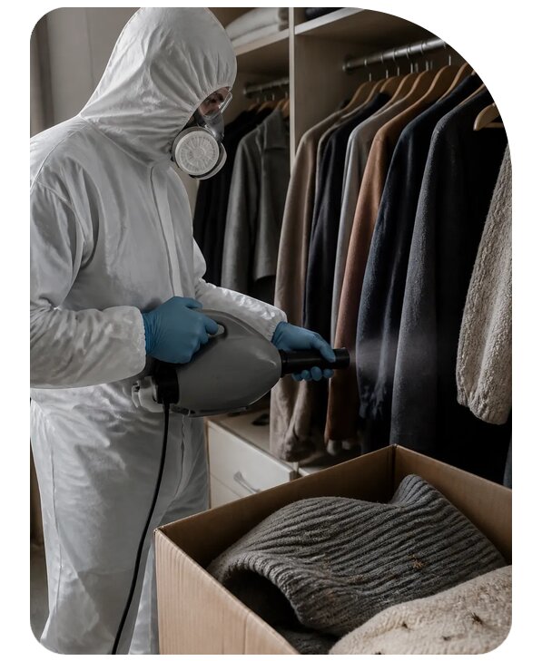 Дезинсекция одежды в Урюпинске: цена от 1545 р. | Сенат-Рюп